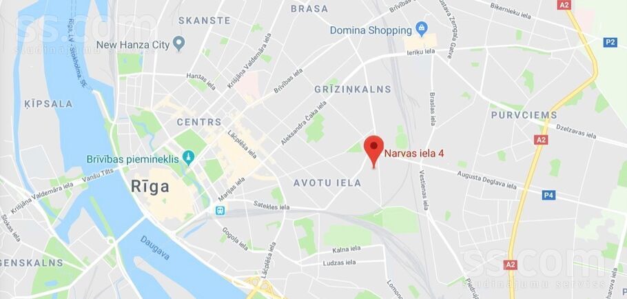 Narvas 4, Rīga — zeme