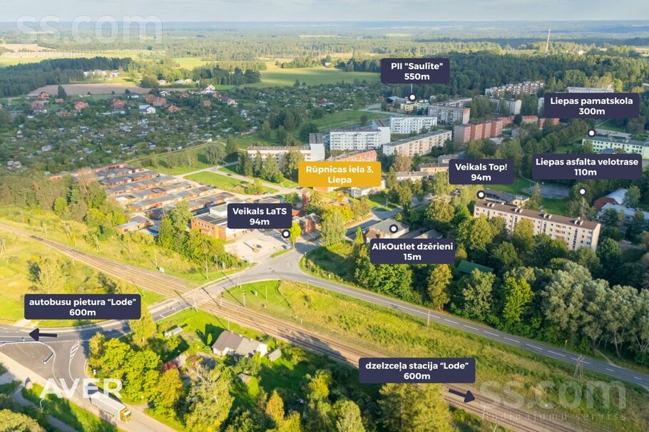 Rūpnīcas 3, Cēsis un raj., Liepas pag. — dzivoklis
