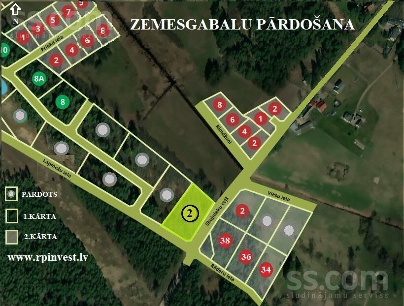 Lapmežu iela 2, Krogsils, Rīgas rajons, Ķekavas pag. — zeme