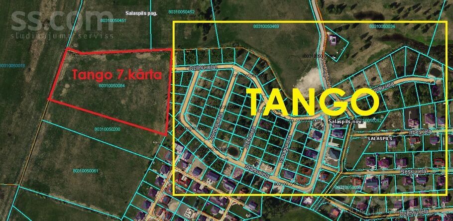 Dzilnu iela, Rūķi, Rīgas rajons, Salaspils l. t. — zeme