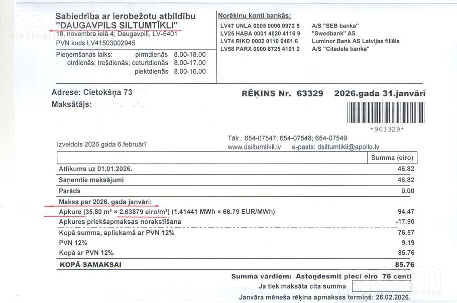 Cietokšņa 73, Daugavpils un raj., Daugavpils — dzivoklis